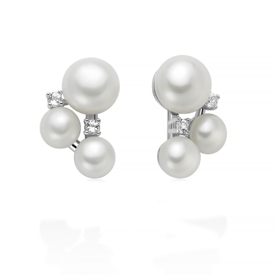 Orecchini Miluna Donna in Argento Perla PER2890 - PER2890